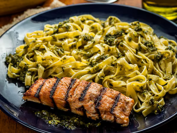 Salmone Al Pesto